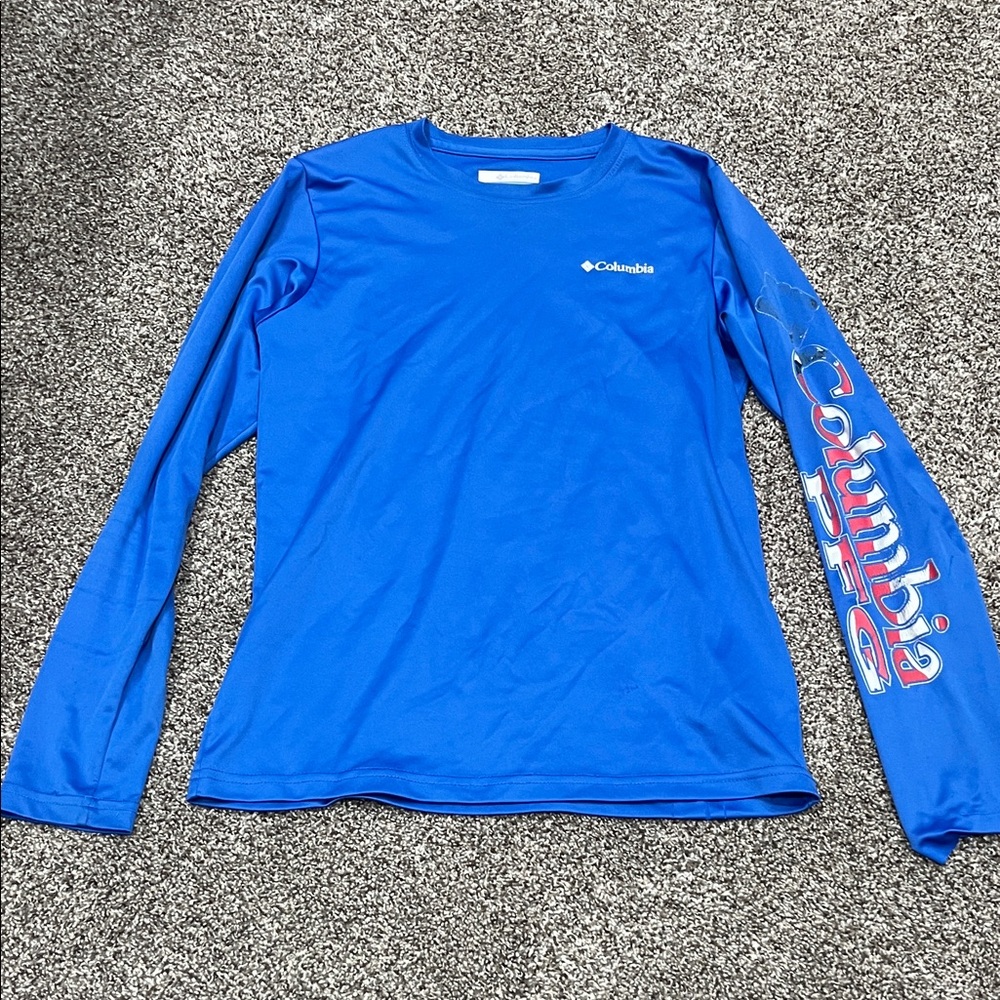 Columbia Bright Blue Performance Shirt
